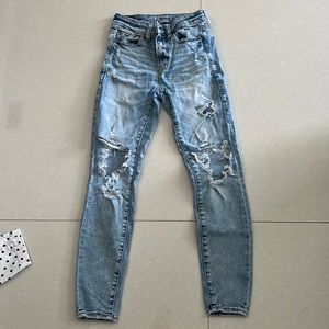 American eagle jeans with rips